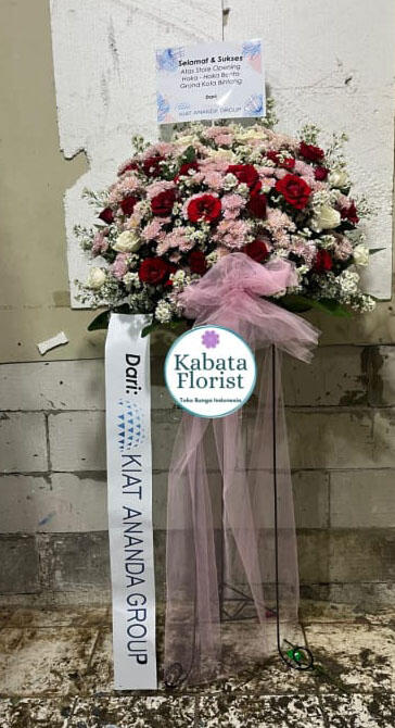 Standing flower selamat — Jatiasih Bekasi