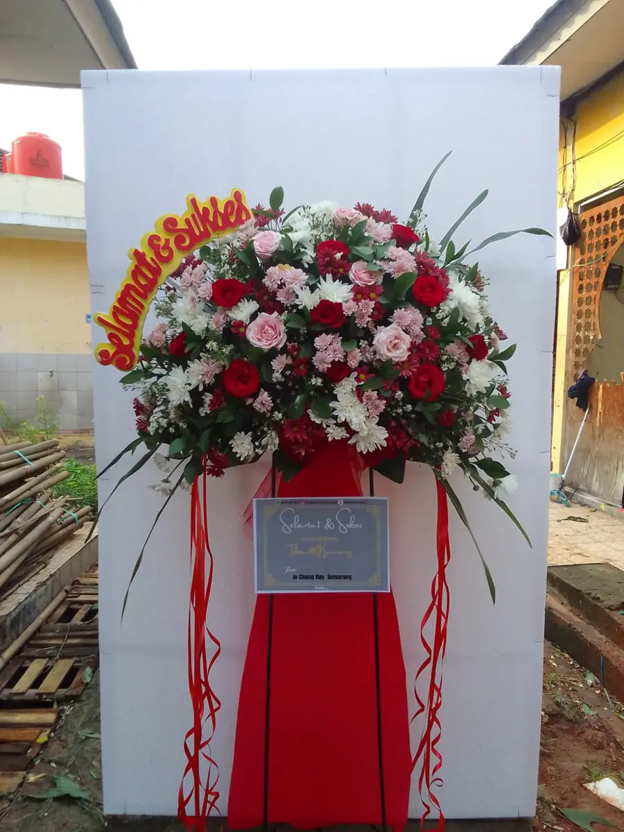 Standing flower untuk acara