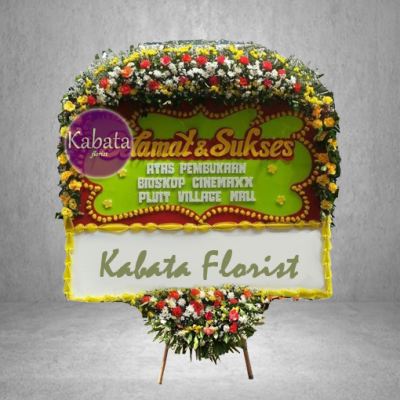 bunga papan selamat sukses bekasi