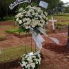 Standing Flower Duka Cita Putih 2 Tingkat