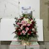 Bunga Vase Mawar Merah Pink Lily Mewah